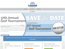 Tablet Screenshot of linwoodcenter.org